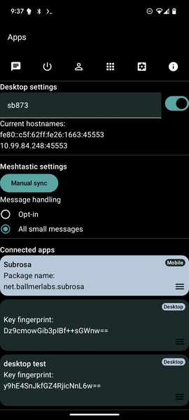 Scatterbrain connects to a world of applications and content, offline and without internet